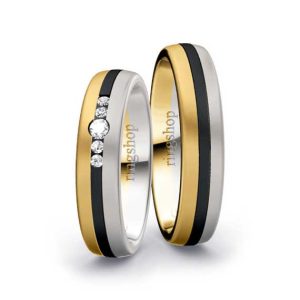 Gelbgold/Zirkonium/Weißgold