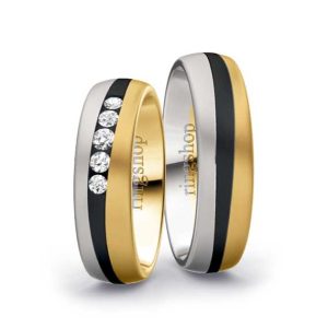 Weißgold/Zirkonium/Gelbgold