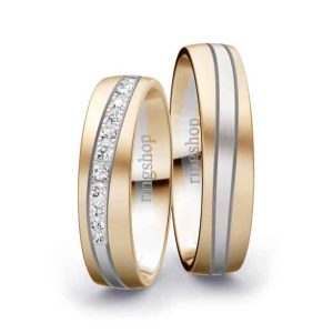 Champagnegold/Weißgold/Champagnegold