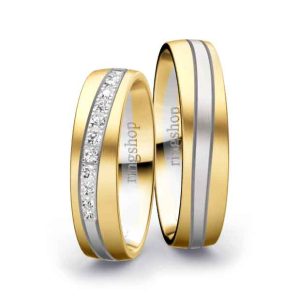 Gelbgold/Weißgold/Gelbgold