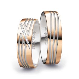 Rotgold/Weißgold