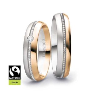 Weißgold/Rosegold Fairtrade