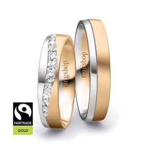 Rosegold/Weißgold Fairtrade