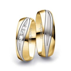 Gelbgold/Weißgold/Gelbgold
