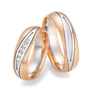 Rotgold/Weißgold/Rotgold