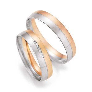 Weißgold/Rotgold