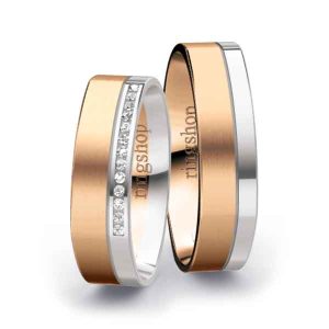 Rotgold/Weißgold