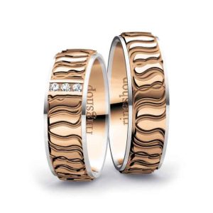 Weißgold/Rotgold/Weißgold