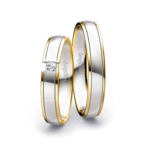 Gelbgold/Weißgold/Gelbgold