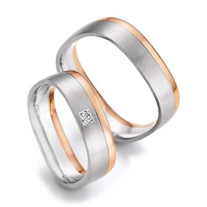 Weißgold/Rotgold