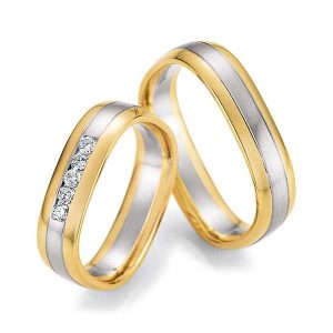 Gelbgold/Weißgold/Gelbgold