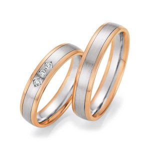 Rotgold/Weißgold/Rotgold