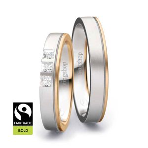 Weißgold/Rosegold Fairtrade