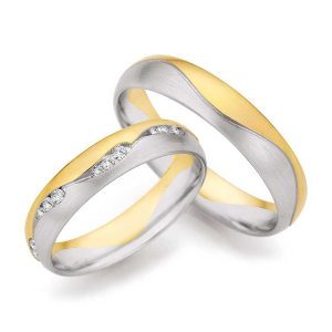 Weißgold/Gelbgold
