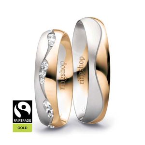 Weißgold/Rosegold Fairtrade