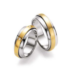 Weißgold/Gelbgold/Weißgold